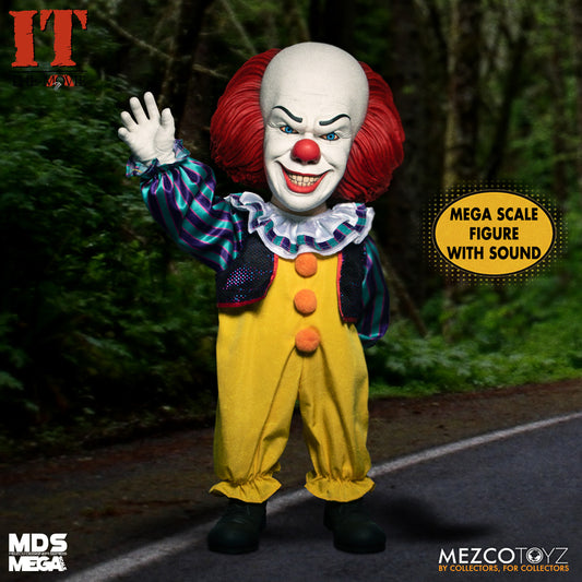 Pennywise - IT (1990) Mezco Designer Series Mega Scale Talking Doll 15"