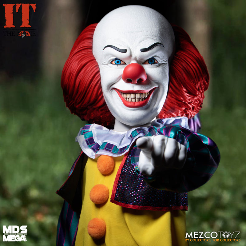 Pennywise - IT (1990) Mezco Designer Series Mega Scale Talking Doll 15"