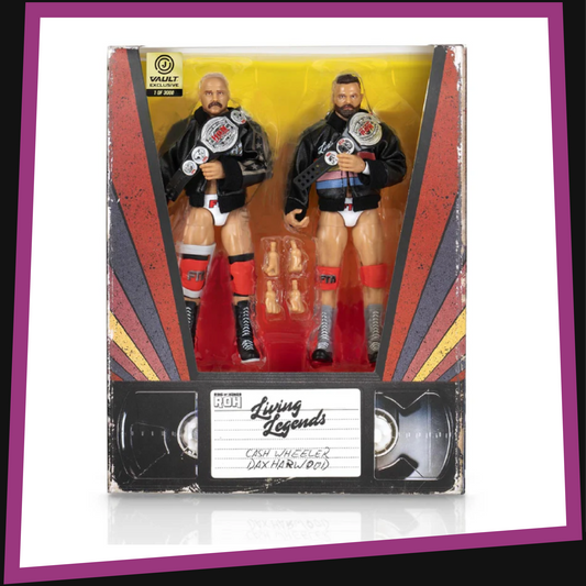 FTR Living Legends- 1 of 3000 Ring of Honor ROH Vault Exclusive AEW Jazwares