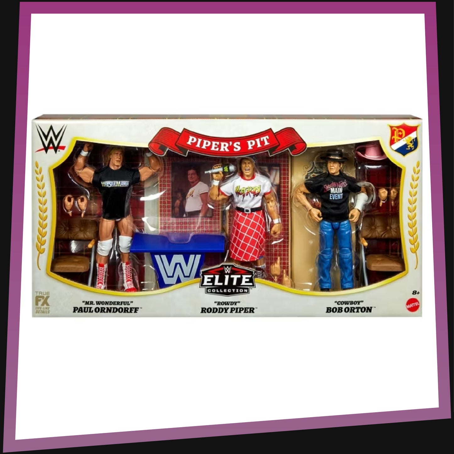 Piper's Pit 3-Pack Action Set - WWE Legends Elite Collection Target Exclusive WWE Mattel
