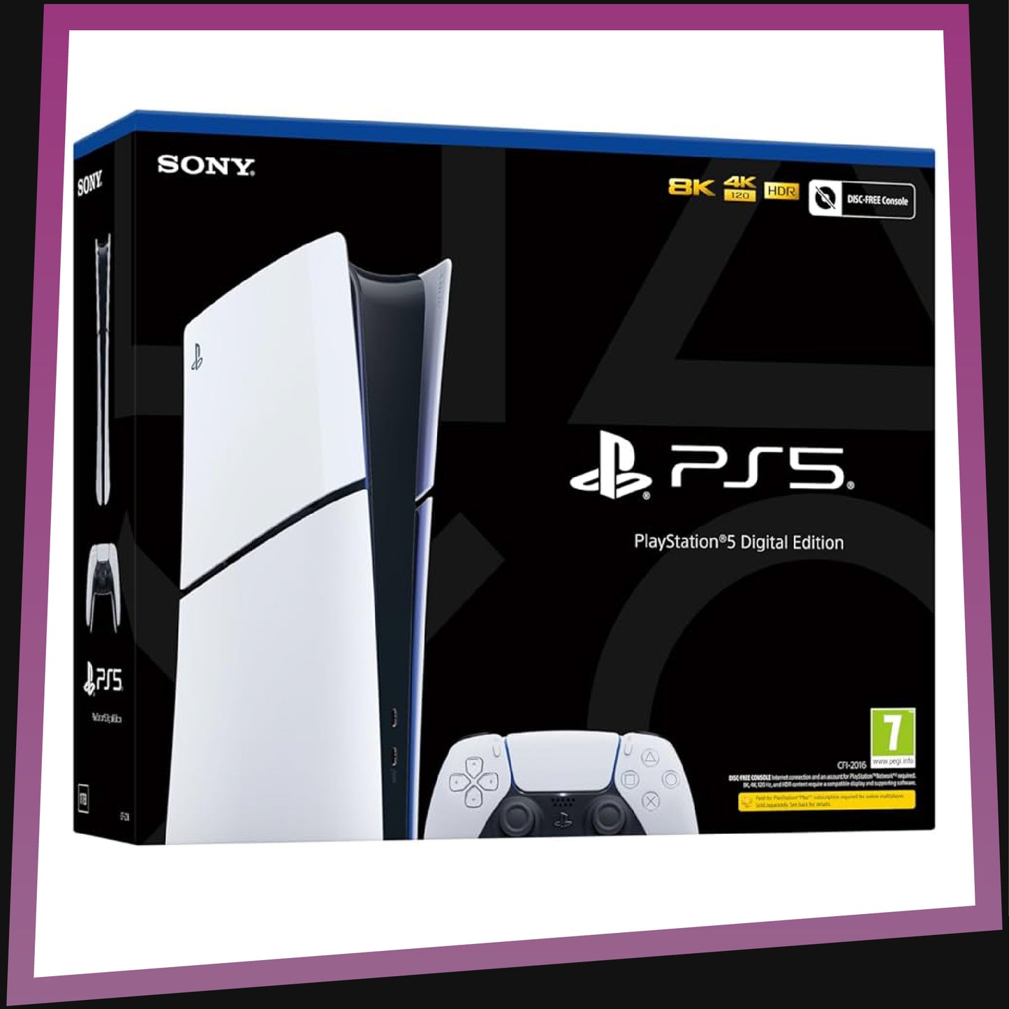 Sony Playstation 5 Slim Digital 825GB - Boxed- Pre-Owned