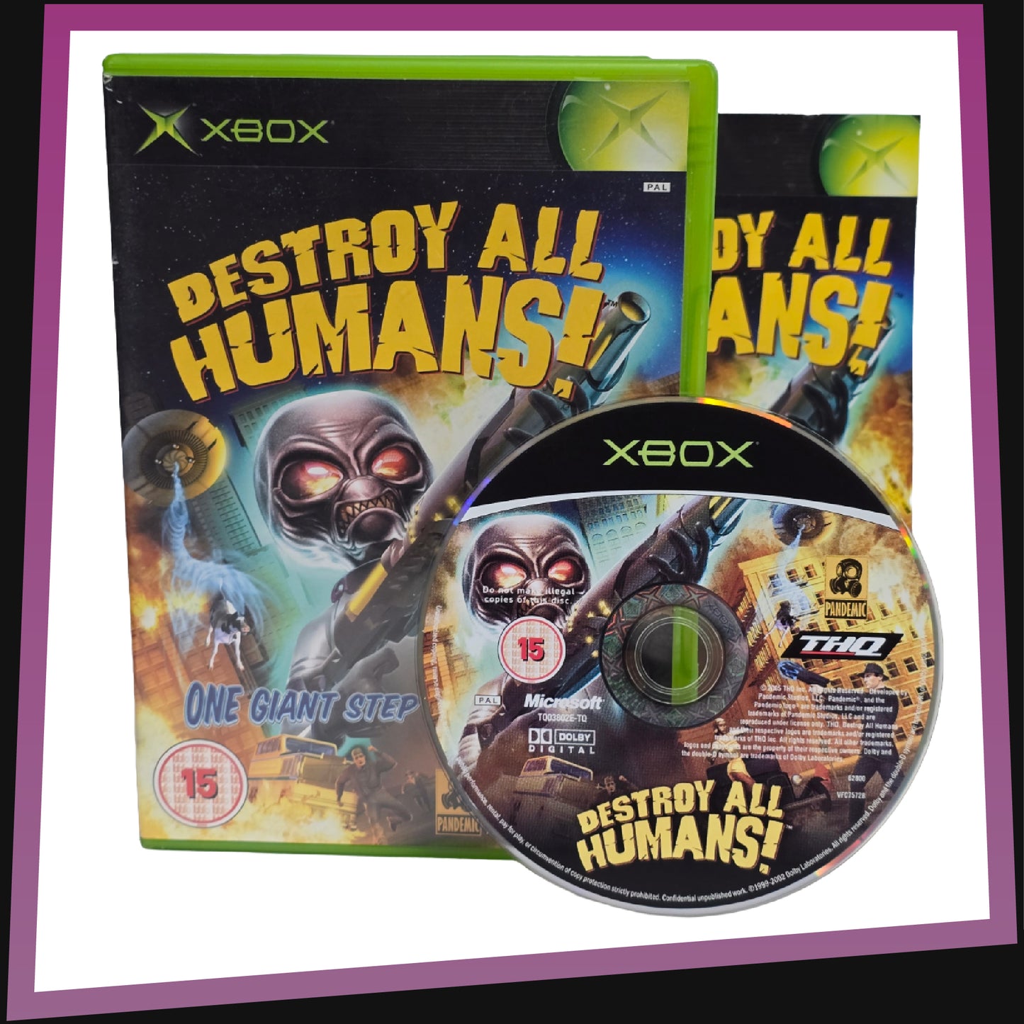 Destroy All Humans - One Giant Step on Mankind - Microsoft Xbox CIB - 2005