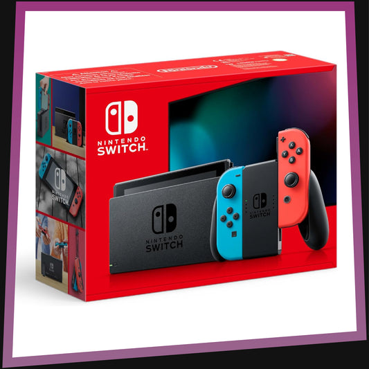 Nintendo Switch Neon - Boxed - HAC-001(-01) - Pre-Owned