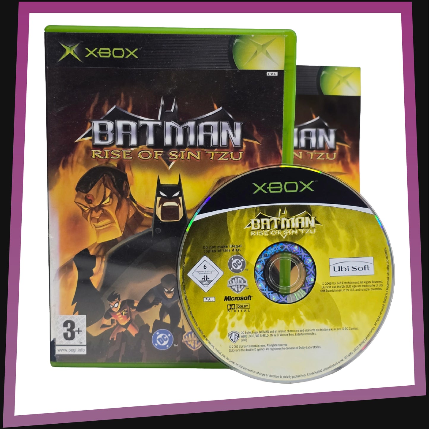 Batman - Rise of Sin Tzu - Microsoft Xbox CIB - 2002