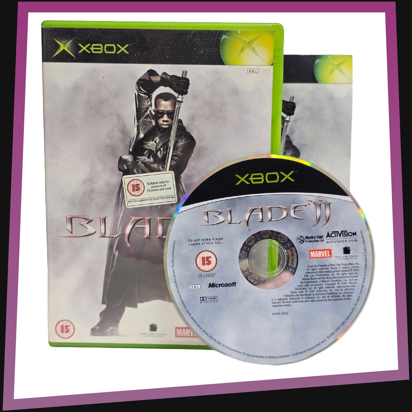 Blade II 2 - Microsoft Xbox CIB - 2002