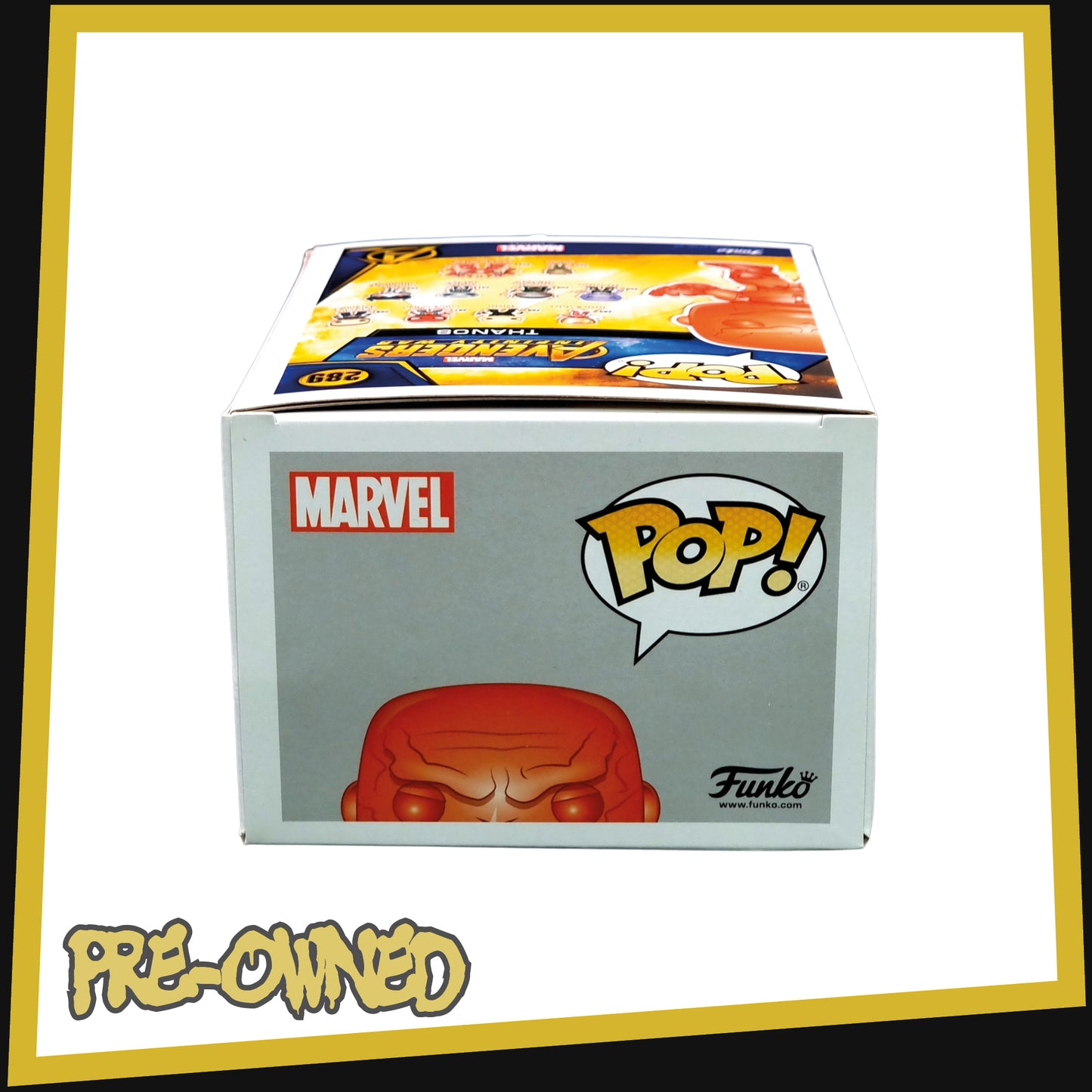 Thanos - Marvel Avengers: Infinity War Red Chrome Walmart Exclusive #289 Funko POP! 3.75"