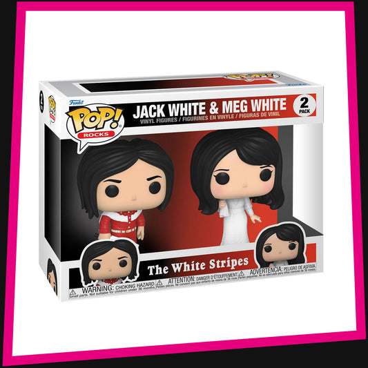 Jack White & Meg White - The White Stripes Funko POP! Vinyl Rocks 3.75"
