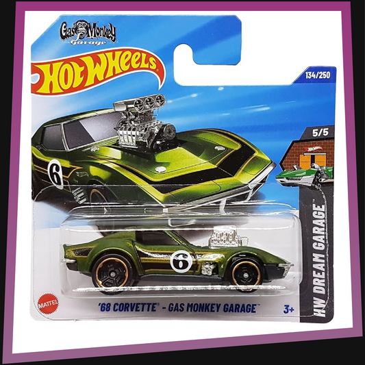 '68 Corvette - Gas Monkey Garage - 134/250 Hot Wheels 1:64 HYY74