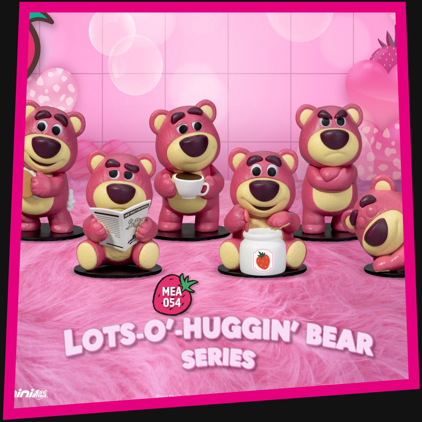 Lot-So-Huggin Bear - Toy Story Mini Egg Attack Assortment - Set Of 6 Beast Kingdom ME054