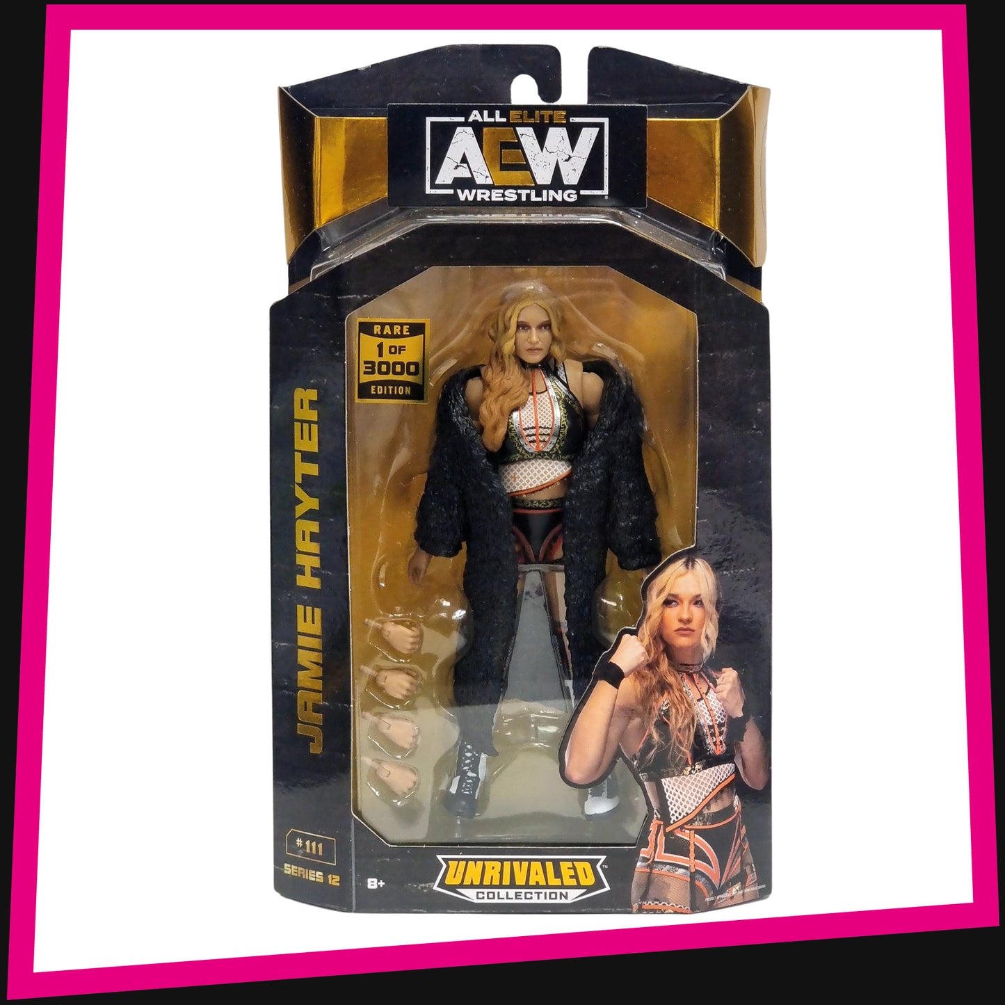 Jamie Hayter - Rare 1 of 3000 AEW Unrivaled Collection: Series 12 #111 Jazwares