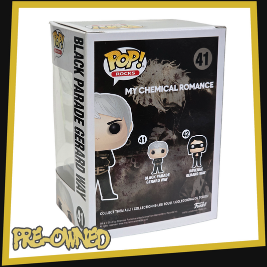 Black Parade Gerard Way - MCR My Chemical Romance #41 Funko POP! Rocks 3.75"
