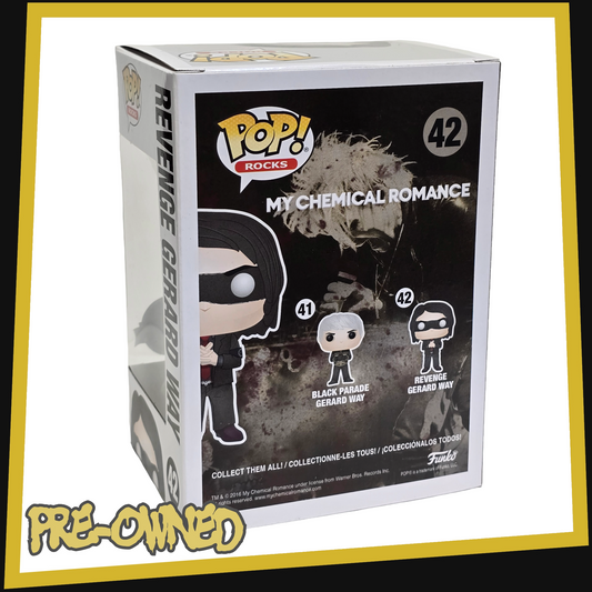 Revenge Gerard Way - MCR My Chemical Romance Special Edition #42 Funko POP! Rocks 3.75"