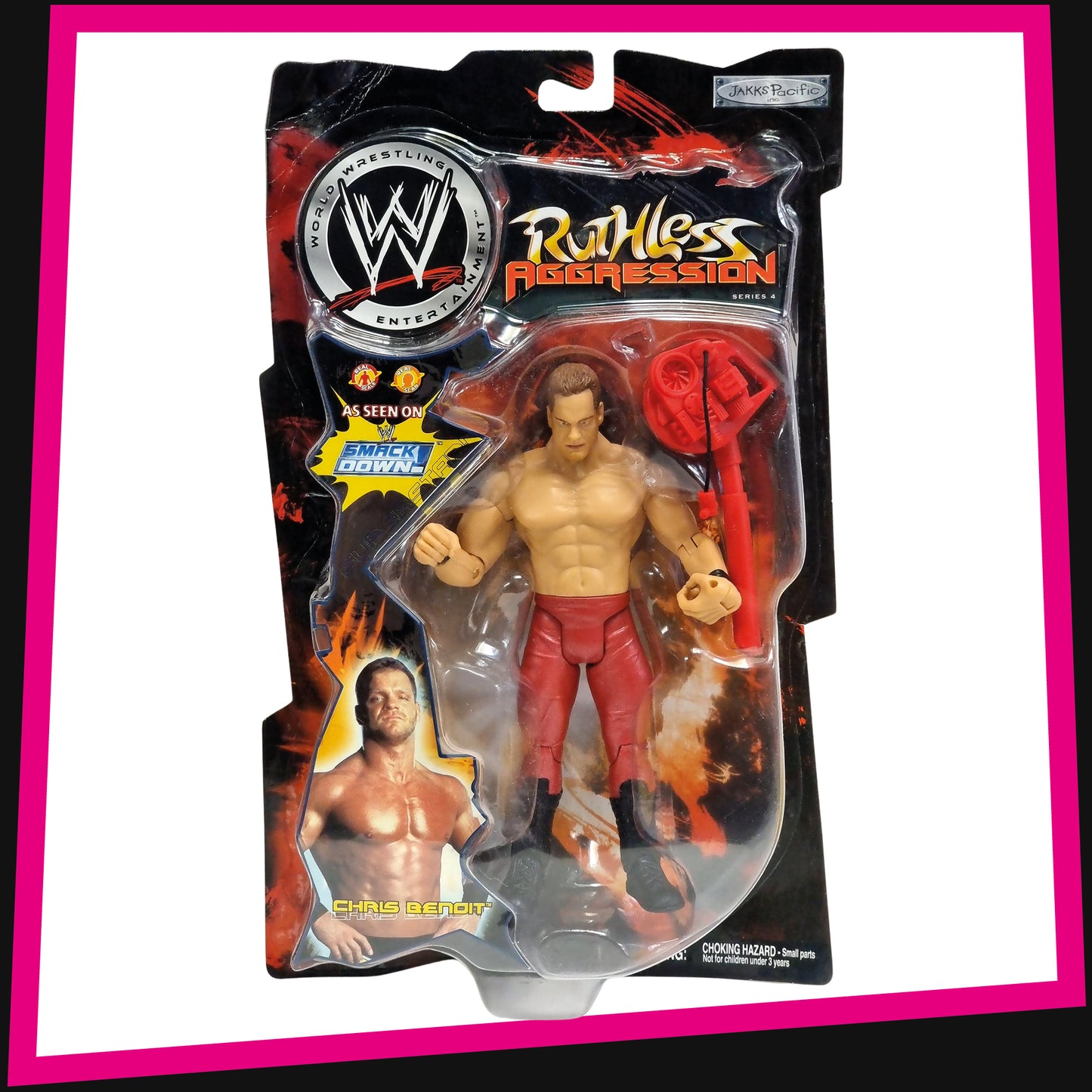 Chris Benoit - WWE Ruthless Aggression: Series 4 2003 Jakks Pacific MOC