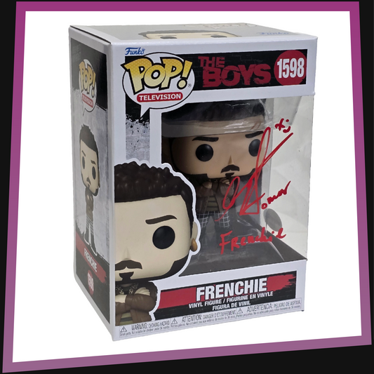 Frenchie signed by Tomer Capone- The Boys #1598 Funko POP! Television 3.75"