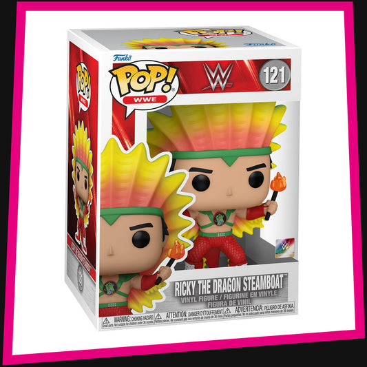 Ricky The Dragon Steamboat - WWE #121 Funko POP! 3.75"