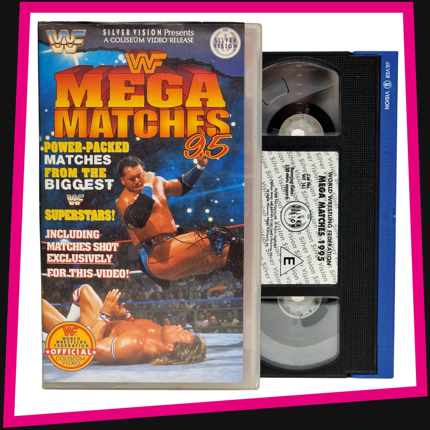 Mega Matches 95 - WWF/WWE PPV VHS 1995 Silver Vision
