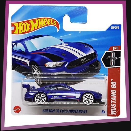 Custom '18 Ford Mustang GT - 211/250 Hot Wheels 1:64 HYY94
