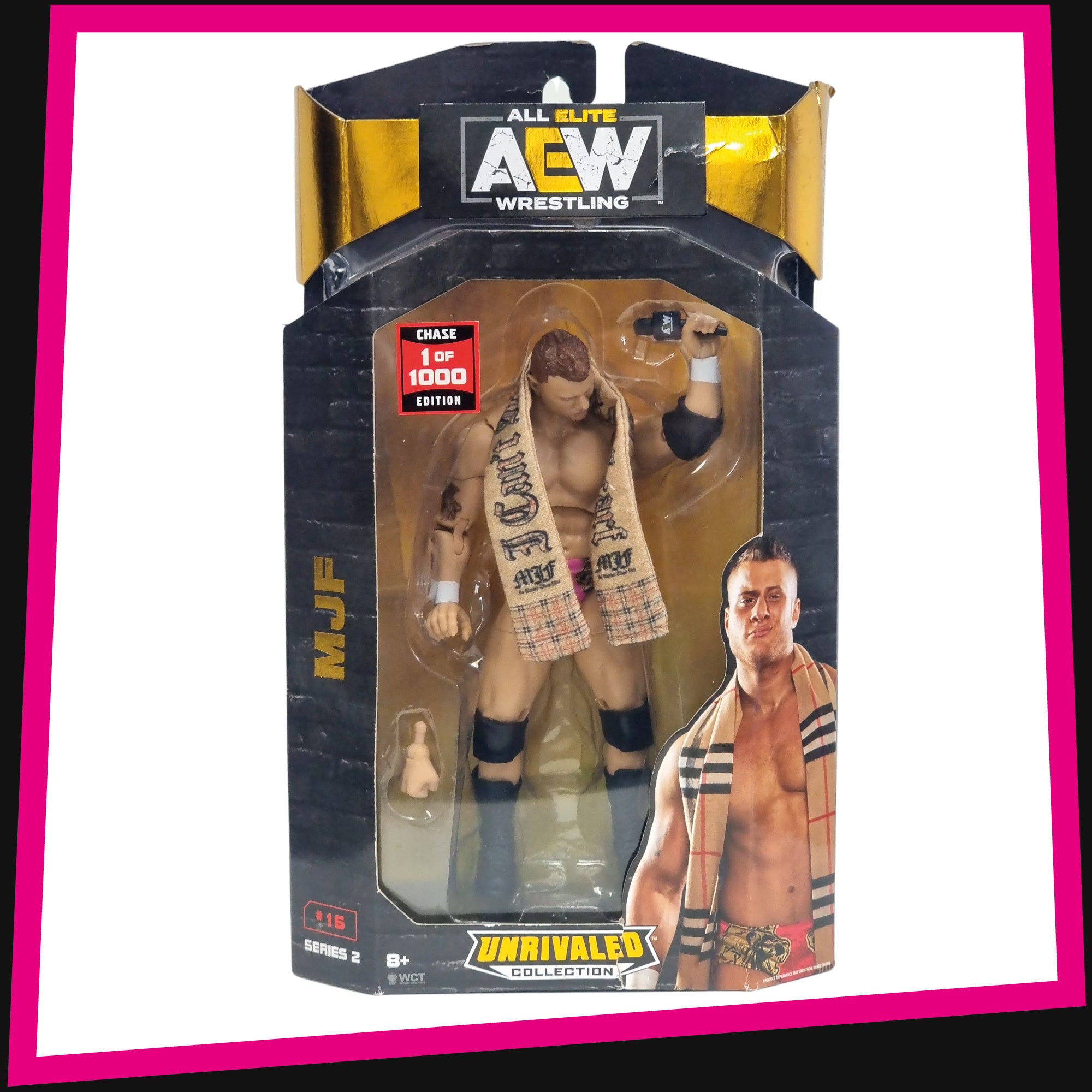 Mjf - 1 Of 1000 Chase Edition Aew Unrivaled Collection: Series 2 #16 J 