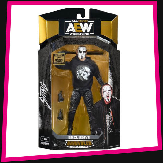 Sting - ShopAEW Exclusive 1 of 3000 AEW Unrivaled Collection Chase #10 Jazwares