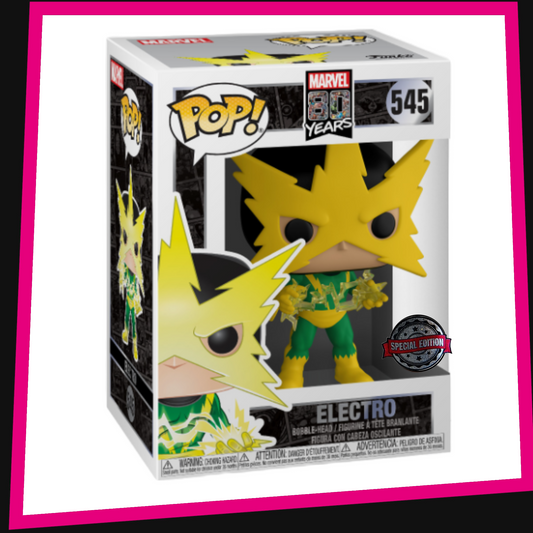 Electro (Special Edition)- Marvel 80 Years #545 Funko POP! Marvel 3.75"