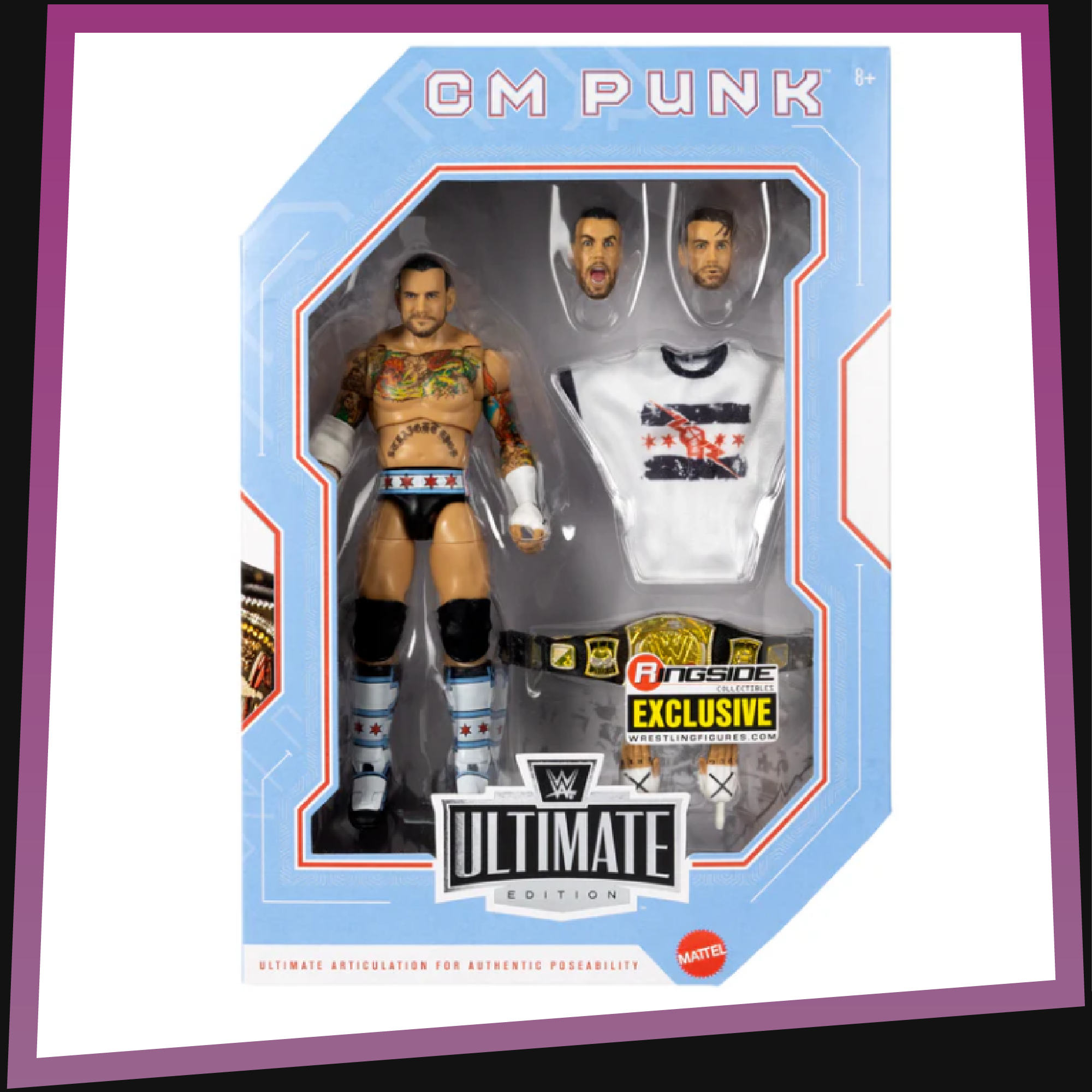 In-Stock: CM Punk WWE Ultimate Edition Ringside Exclusive – Wrestling