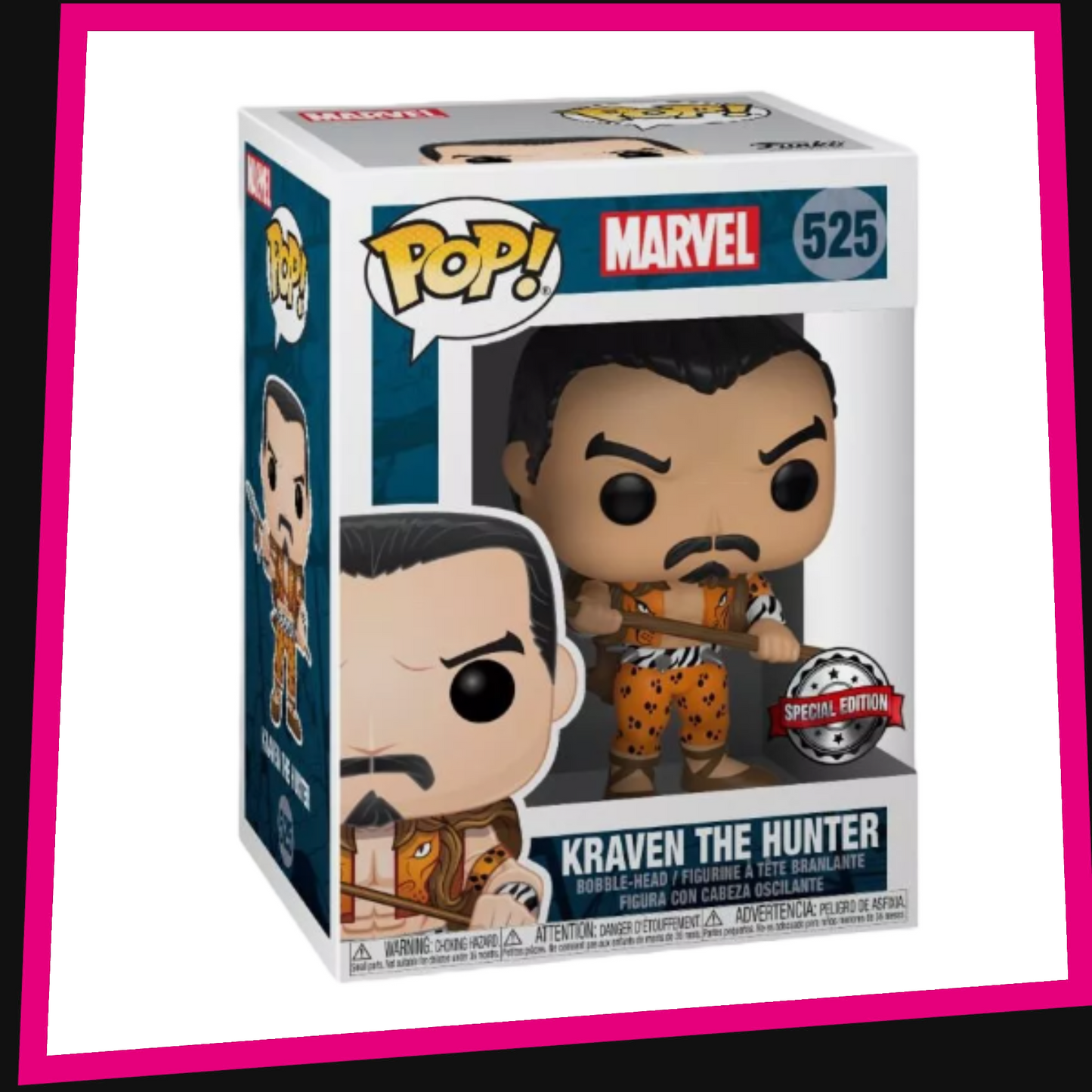 Kraven The Hunter (Special Edition)- Marvel 80 Years #525 Funko POP! Marvel 3.75"