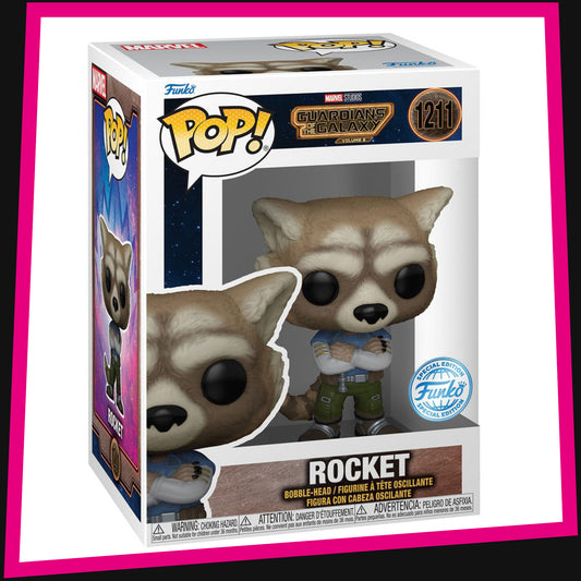 Rocket - Guardians Of The Galaxy Vol.3 EXCLUSIVE SE #1211 Funko POP! Vinyl Marvel 3.75"