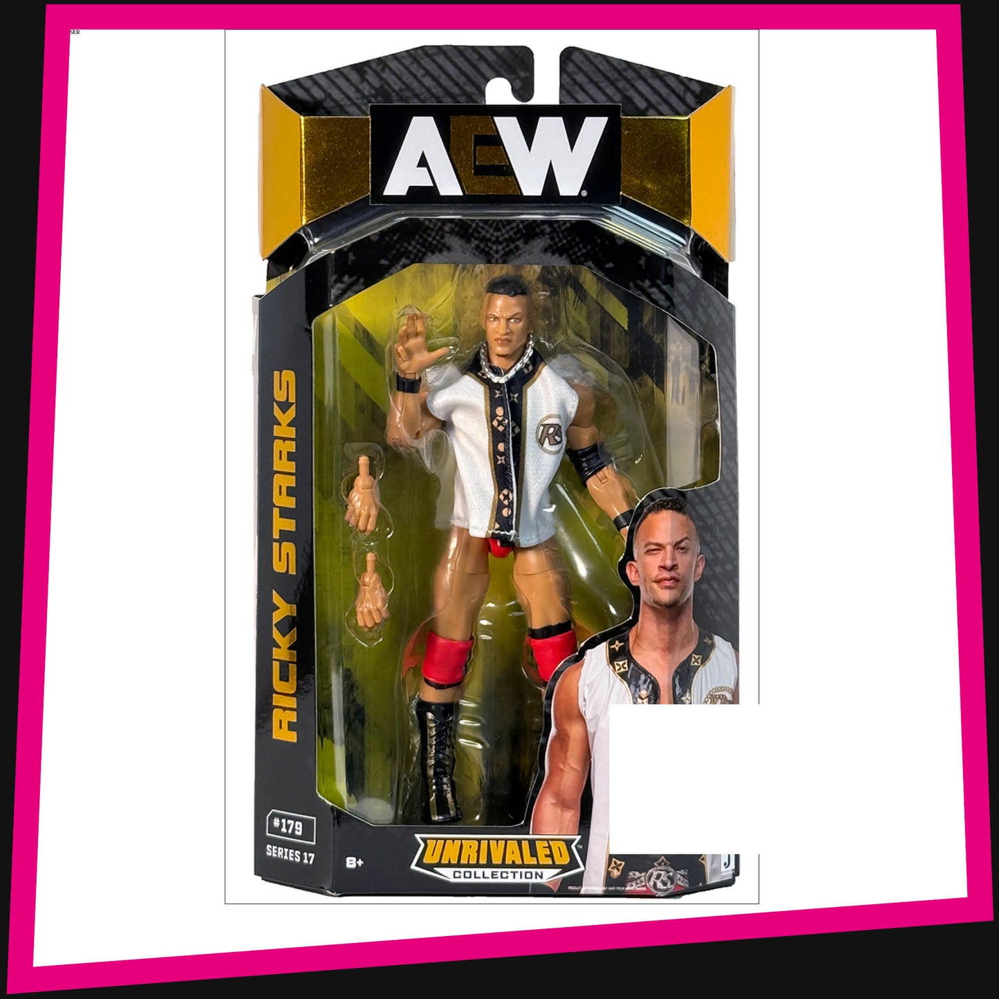 Ricky Starks - AEW Unrivaled Collection: Series 17 #179 Jazwares *PRE-ORDER: ETA END APRIL*