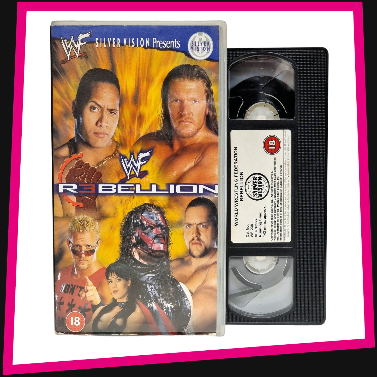 Rebellion - WWF/WWE PPV VHS 1999 Silver Vision