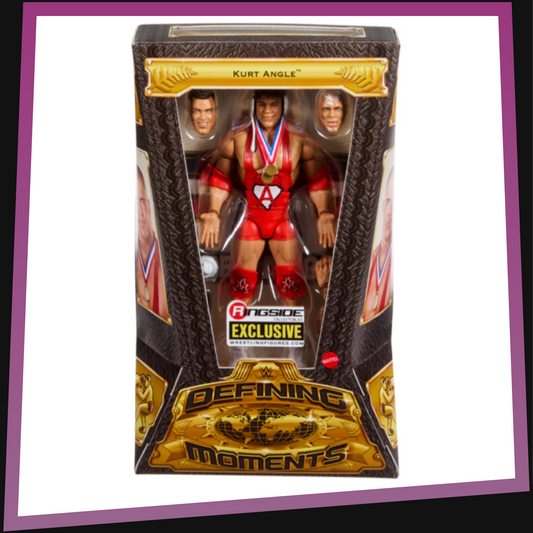 Kurt Angle (w/ Wig) - Defining Moments Ringside Collectibles Exclusive WWE Mattel
