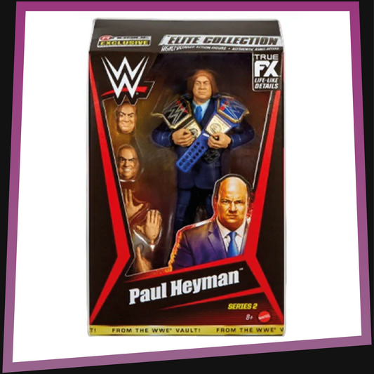 Paul Heyman (Wiseman) - Elite Collection From The Vault (Best of: Series 1) Ringside Collectibles Exclusive WWE Mattel *BACK-ORDER ETA: EARLY DEC*