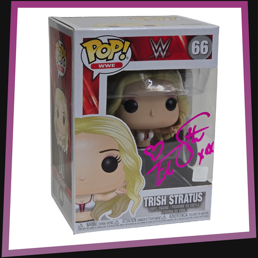 Trish Stratus signed by Trish Stratus - WWE #66 Funko POP! WWE 3.75"