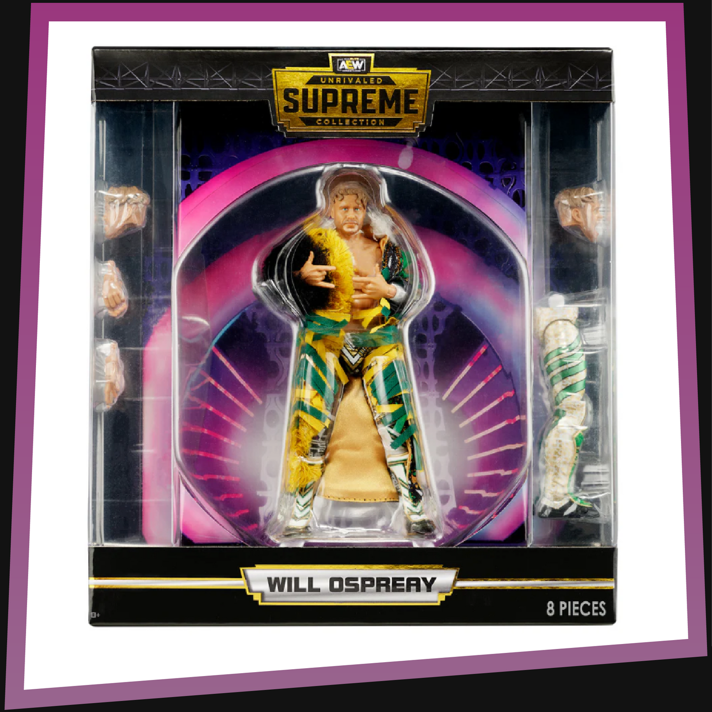 Will Ospreay (Green & Yellow) - AEW Supreme Collection: Ringside Exclusive Jazwares *PRE-ORDER: ETA OCTOBER*