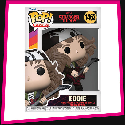 Eddie (Hunter with Guitar) - Stranger Things #1462 Funko POP! Television 3.75"