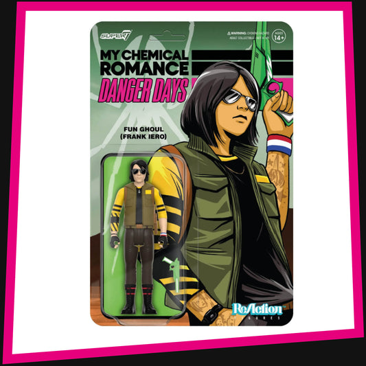 Fun Ghoul (Frank Iero) - My Chemical Romance Danger Days ReAction Super7 Action Figure