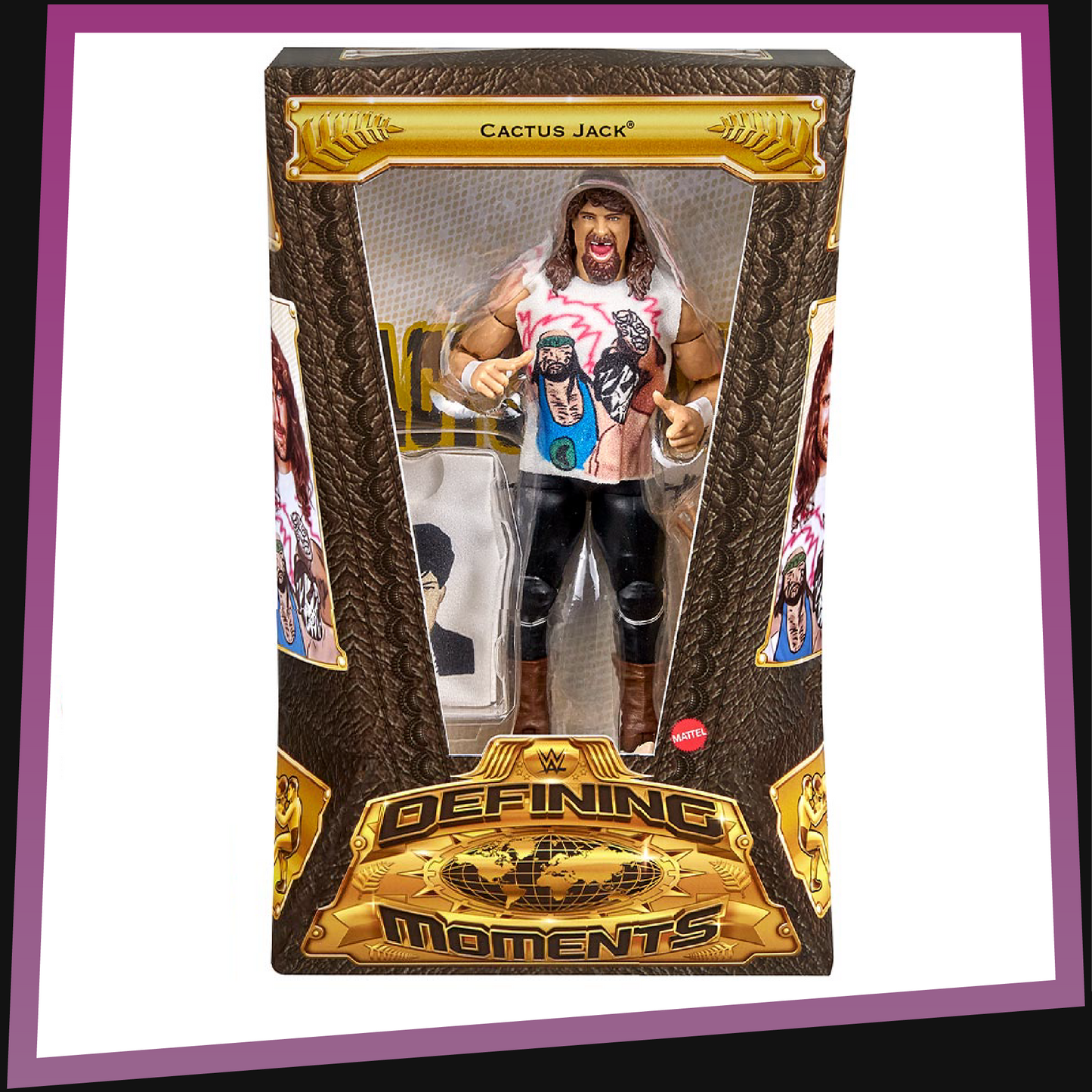 ECW Cactus Jack (with Shirts) - Defining Moments Ringside Collectibles Exclusive WWE Mattel *BACK ORDER: ETA SEPT*