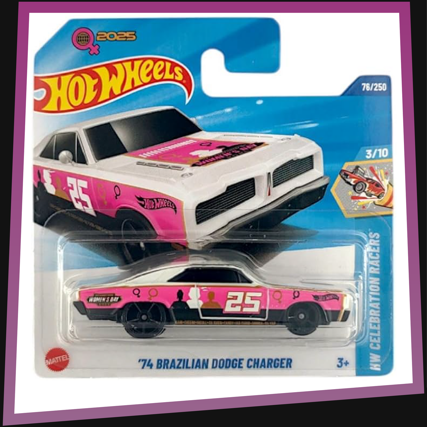'74 Brazilian Dodge Charger - 76/250 Hot Wheels 1:64