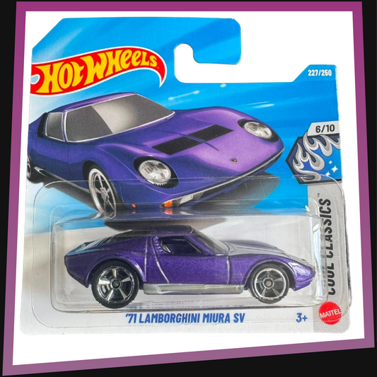 Lamborghini Miura SV - 227/250 Hot Wheels 1:64 JJK54