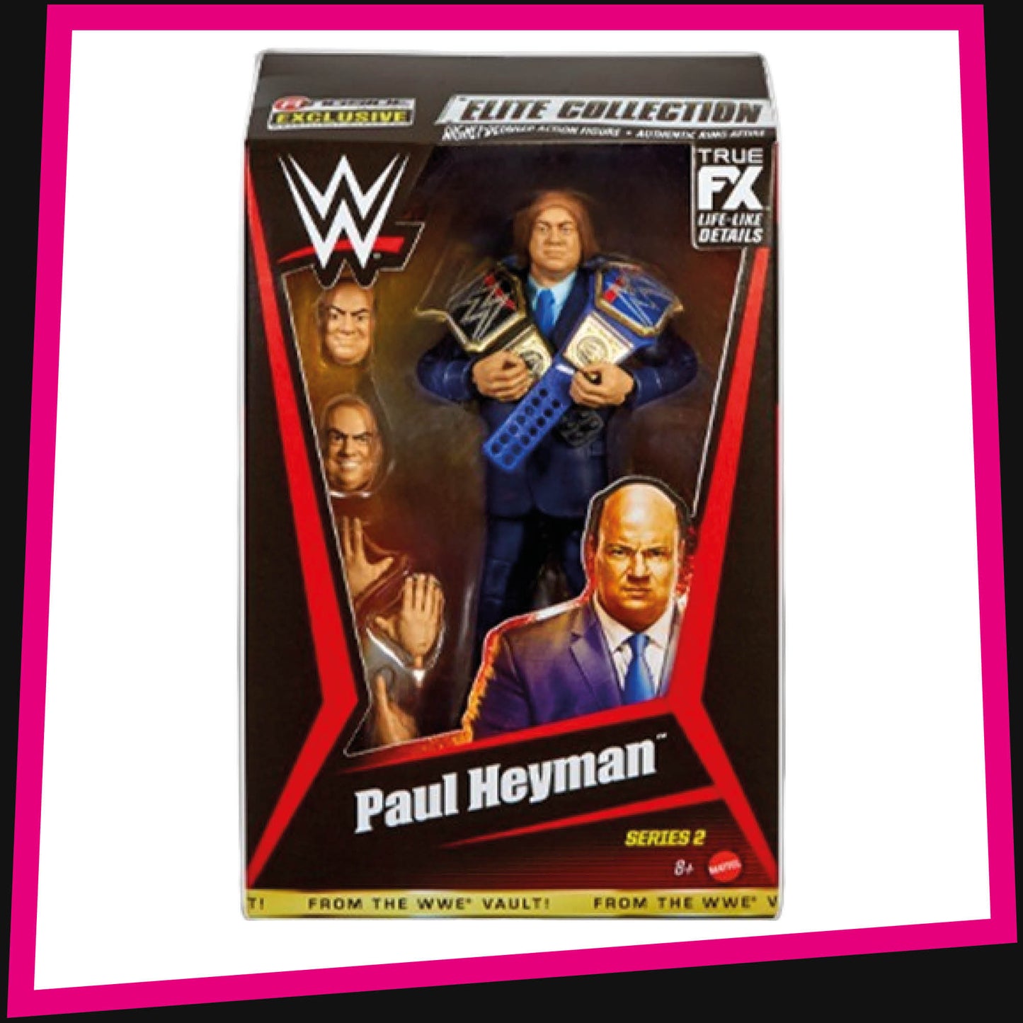 Paul Heyman (Wiseman) - Elite Collection From The Vault (Best of: Series 1) Ringside Collectibles Exclusive WWE Mattel *PRE-ORDER: ETA LATE NOV*