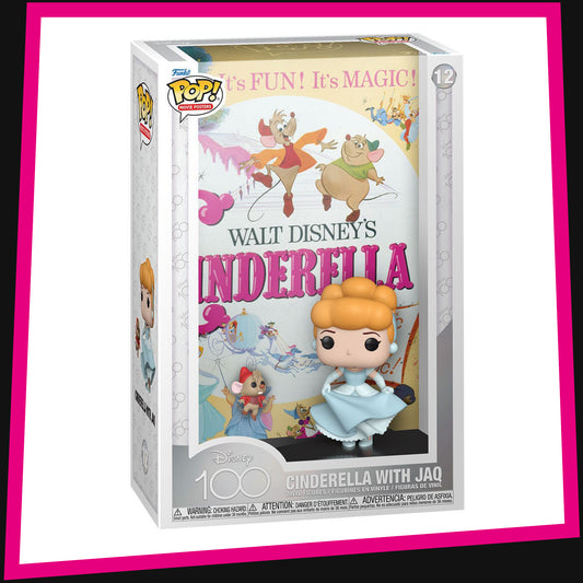 Cinderella With Jaq - Disney 100th Anniversary #12 Movie Poster Funko POP! Vinyl