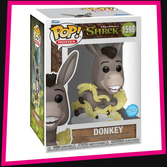 Donkey (Glitter) - Shrek #1598 Funko POP! Movies 3.75"
