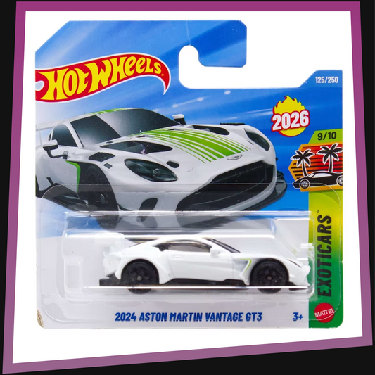 2024 Aston Martin Vantage GT3 - 125/250 Hot Wheels 1:64 JJL24