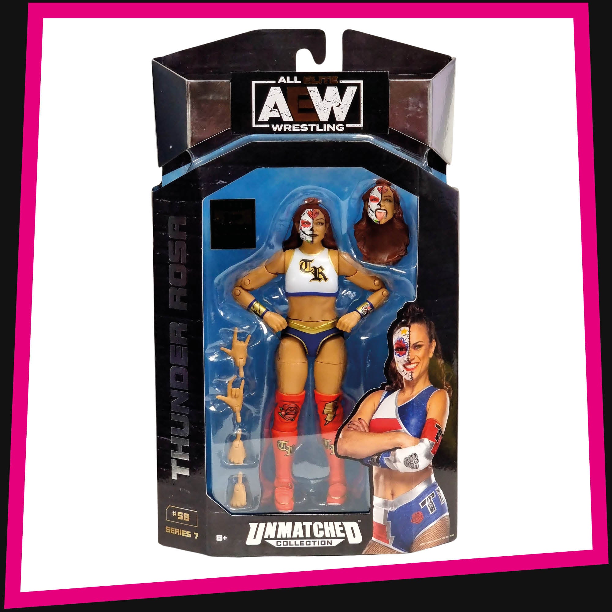 AEW WRESTLING UNRIVALED COLLECTION Thunder Rosa LIMITED outlet EDITION CHASE 1 of 5000