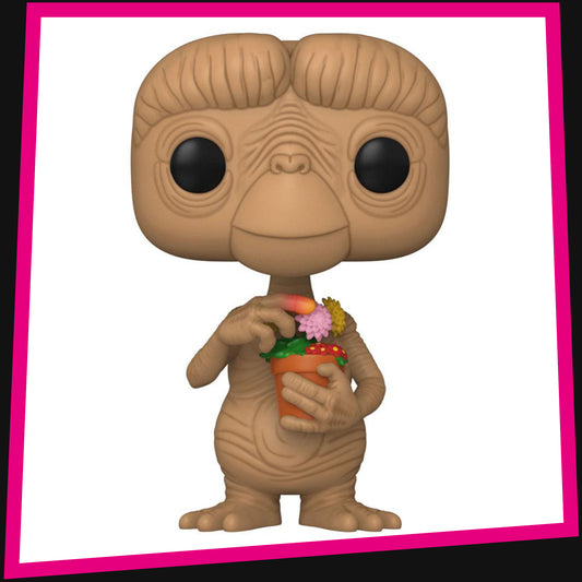 E.T. With Flowers - The Extra-Terrestrial #1255 Funko POP! Vinyl Movies 3.75"
