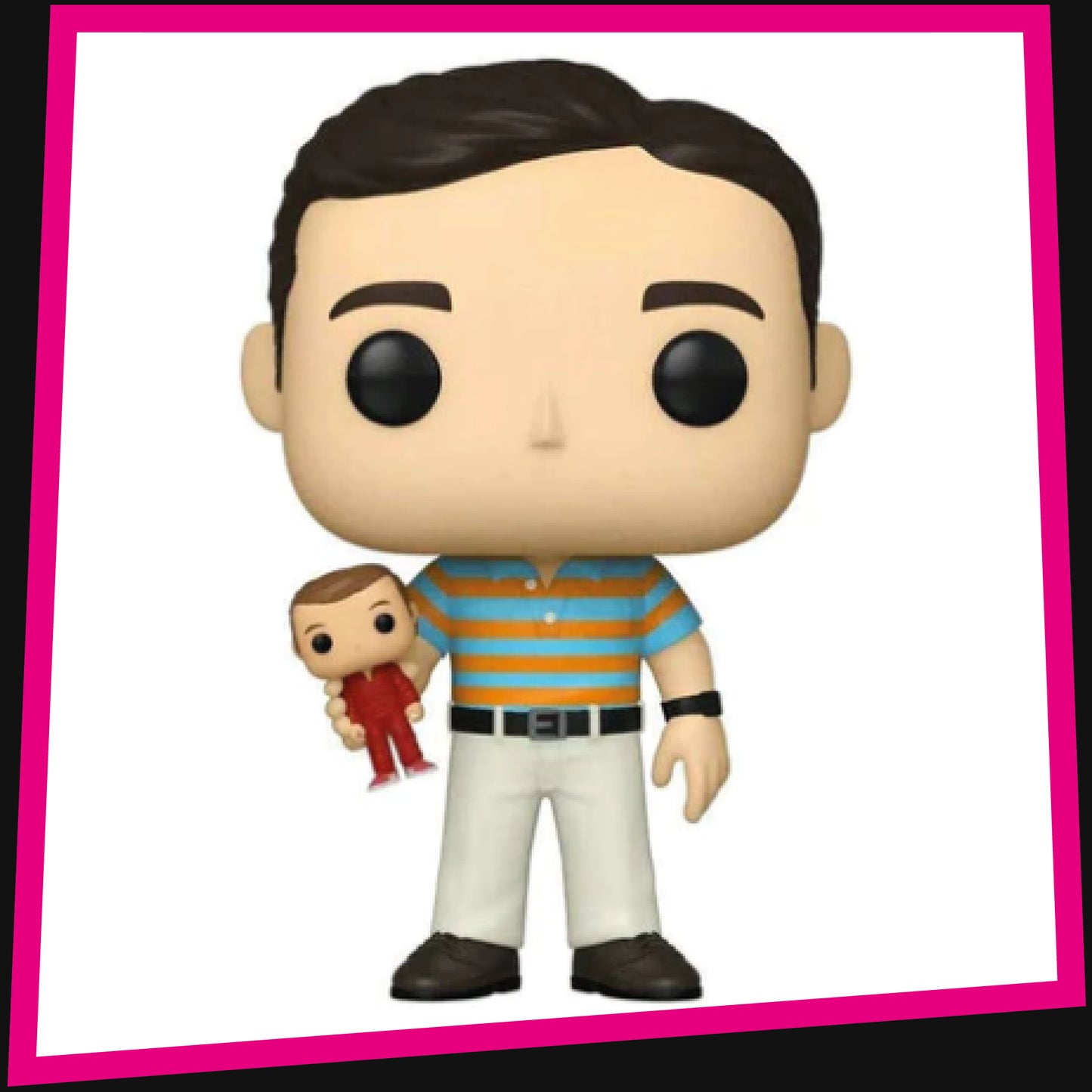 Andy Stitzer Holding Steve Austin CHASE - 40 Year Old Virgin #1064 Funko POP! Movies 3.75"