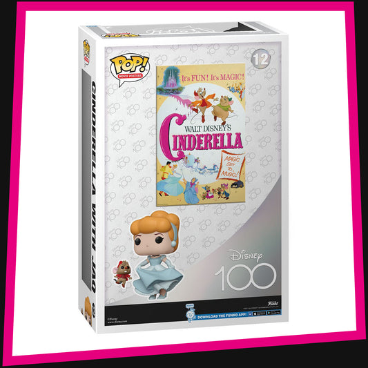 Cinderella With Jaq - Disney 100th Anniversary #12 Movie Poster Funko POP! Vinyl