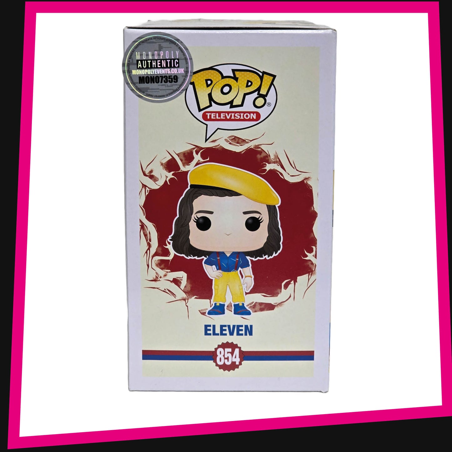 Signed Millie Bobby Brown Eleven - Stranger Things #854 Funko POP! Television 3.75"