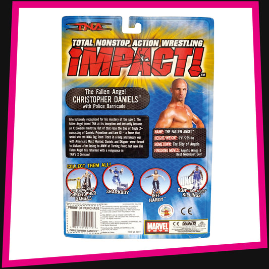 The Fallen Angel Christopher Daniels - TNA Impact Series 2 2005 Marvel Toys MOC
