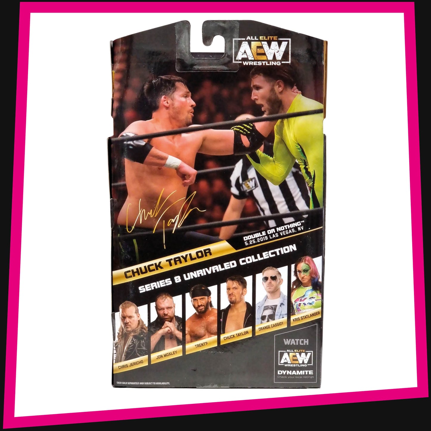 Chuck Taylor - AEW Unrivaled Collection Series 8 #66 Jazwares *US IMPORT