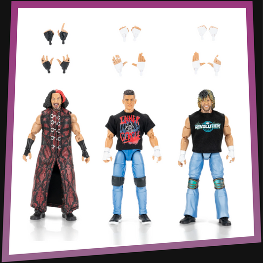 Golf Cart 3-Pack - 1 of 3000 AEW Archive Vault Exclusive Jazwares